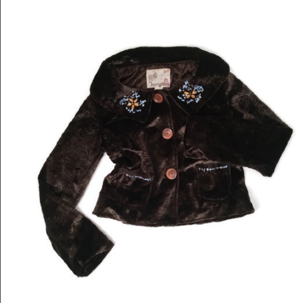 Faux fur 40's style fall jacket 10